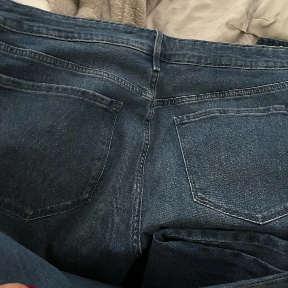 Old Navy High-Rise Super-Skinny Jeans - Dark Blue - Picture 3 of 3